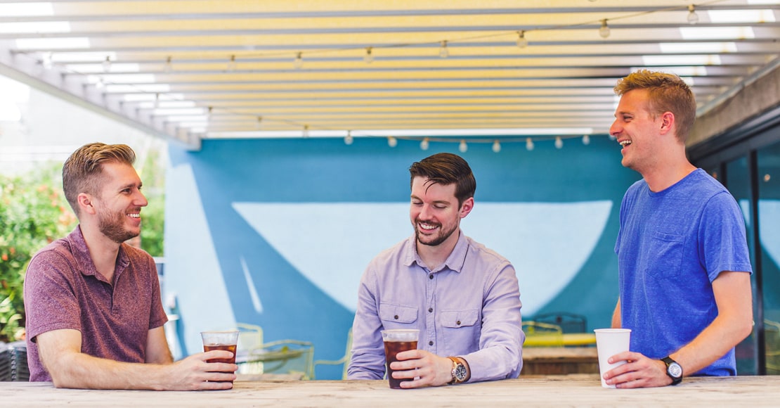 The User10 leadership team at SIP Coffee and Beer House (one of our favs) - From left to right: Brad Wiatr, Andrew Phelps, and Josh Mountain